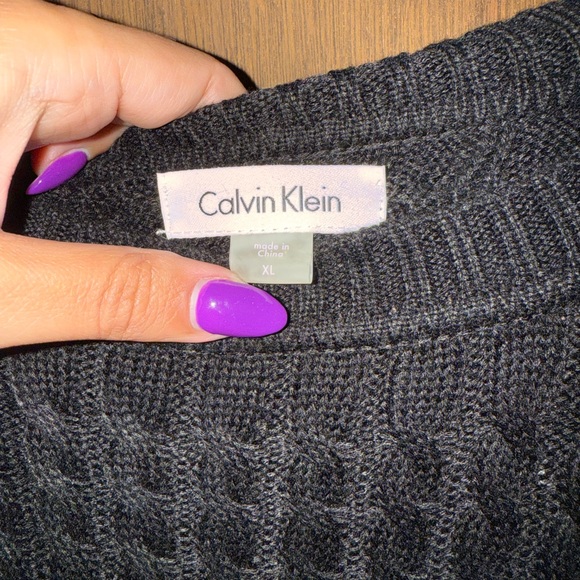 Calvin Klein Black Ribbed Bodycon Dress - Picture 3 of 3